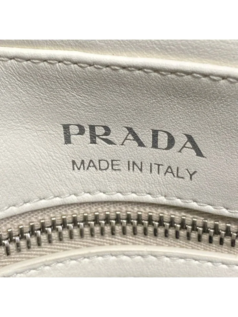 Prada Handbag Diagram White Quilted Leather